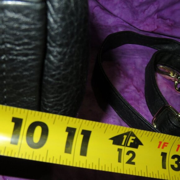 Coach 2013 Sadie Madison Black Leather Turnlock Flap Crossbody Bag 26624 - Picture 11 of 11